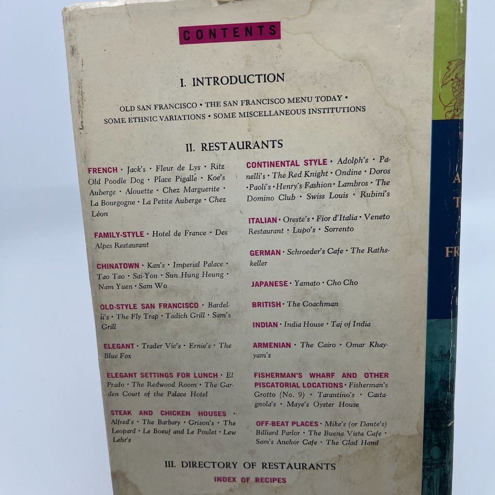 Vintage , A Cooks Tour of San Francisco by Doris Muscatine - Picture 2 of 5